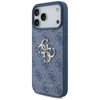 Guess 4G Big Logo - Etui iPhone 17 Pro Max (niebieski)