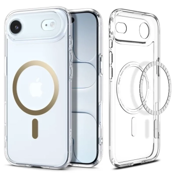 Spigen Ultra Hybrid Mag MagSafe - Etui do iPhone Air (Clear/Gold)