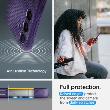 Spigen Liquid Air - Etui do Samsung Galaxy S24 (Deep Purple)
