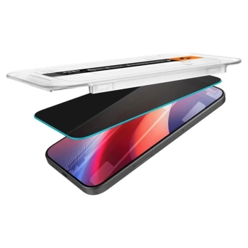 Spigen GLAS.TR EZ FIT Privacy 2-Pack - Szkło hartowane z filtrem prywatyzującym do iPhone 16 Pro Max 2 szt