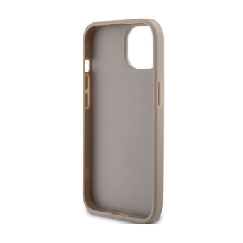 Guess 4G Triangle Metal Logo - Etui iPhone 15 (biały)