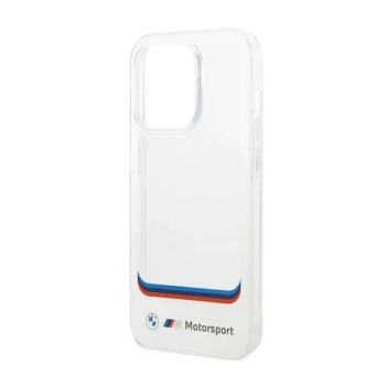 BMW Transparent Center - Etui iPhone 14 Pro Max (biały)