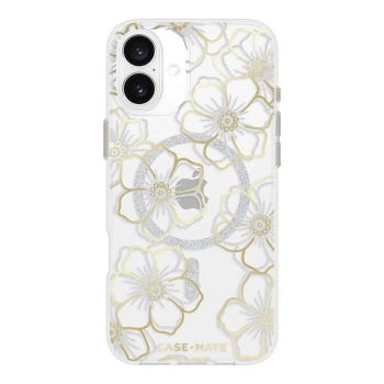 Case-Mate Floral Gems MagSafe - Etui iPhone 16 Plus (Gold)