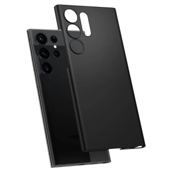 Spigen Airskin - Etui do Samsung Galaxy S23 Ultra (Czarny)