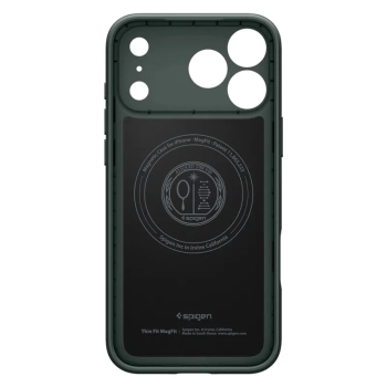 Spigen Thin Fit Mag MagSafe - Etui do iPhone 17 Pro Max (Abyss Green)