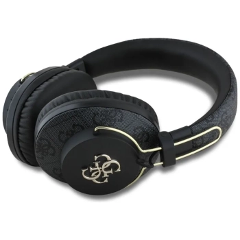 Guess Metal 4G Logo - Bezprzewodowe słuchawki nauszne Bluetooth ENC (czarny)