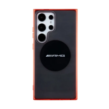 AMG Transparent Bicolor MagSafe - Etui Samsung Galaxy S24 Ultra (czarny)