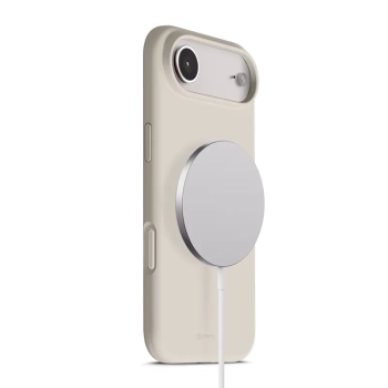 Crong Color Cover Magnetic - Etui MagSafe iPhone Air (kamienny beż)