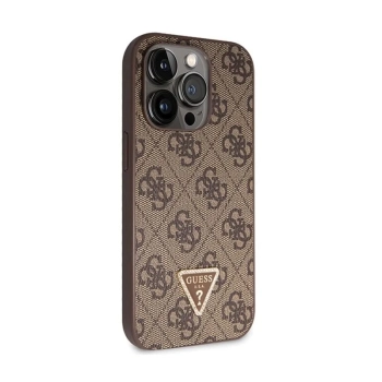 Guess Crossbody 4G Metal Logo - Etui iPhone 14 Pro Max (brązowy)