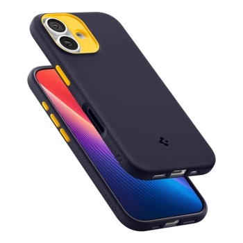 Spigen Nano Pop Mag MagSafe - Etui do iPhone 17 (Blueberry Navy)