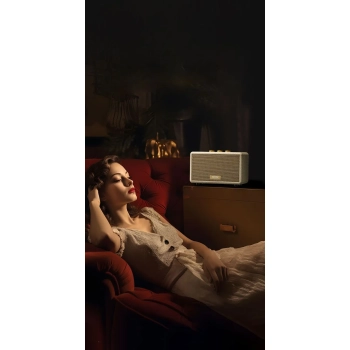 WEKOME Beluga D10 Chiseny - Bezprzewodowy głośnik Bluetooth V5.3 (Biały)