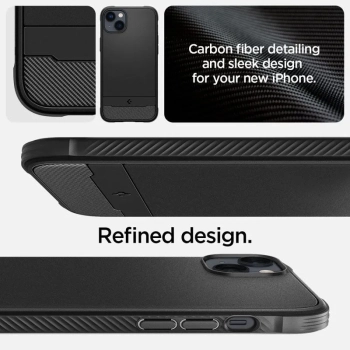 Spigen Rugged Armor Mag MagSafe - Etui do iPhone 15 Plus / iPhone 14 Plus (Czarny)