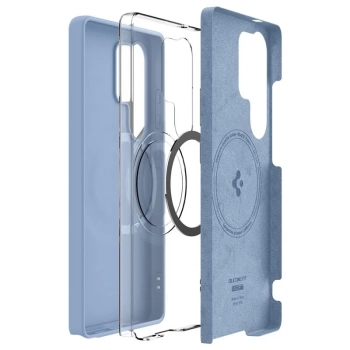 Spigen Silicone Fit Mag MagSafe - Etui do Samsung Galaxy S25 Ultra (Sapphire Blue)