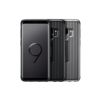 Samsung Protective Standing Cover - Etui Samsung Galaxy S9 z podstawką (srebrny)
