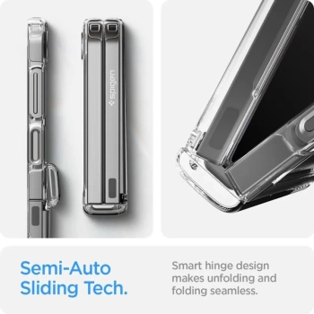 Spigen Ultra Hybrid Pro - Etui do Samsung Galaxy Z Flip 6 (Crystal Clear)