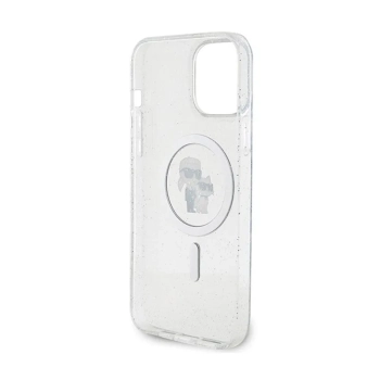 Karl Lagerfeld Karl & Choupette Glitter MagSafe - Etui iPhone 13 Pro Max (przezroczysty)