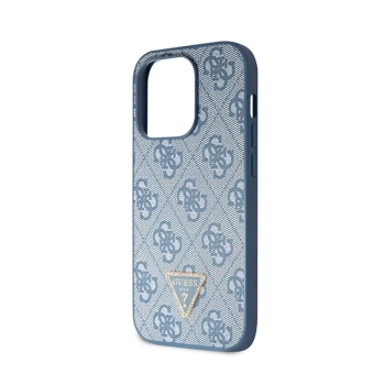 Guess Crossbody 4G Metal Logo - Etui iPhone 15 Pro Max (niebieski)