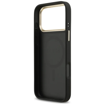 Guess 4G Strass Logo MagSafe - Etui iPhone 17 Pro Max (czarny)