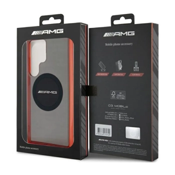AMG Transparent Bicolor MagSafe - Etui Samsung Galaxy S24 Ultra (czarny)