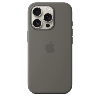 Apple Silicone Case - Silikonowe etui z MagSafe do iPhone 16 Pro (górska szarość)
