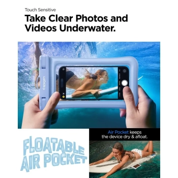 Spigen A610 Universal Waterproof Float Case - Etui do smartfonów do 6.9