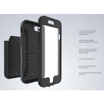 Incipio Performance Series Max - Pancerne etui iPhone 7 (White/Blue)
