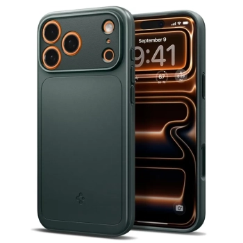 Spigen Thin Fit Mag MagSafe - Etui do iPhone 17 Pro Max (Abyss Green)