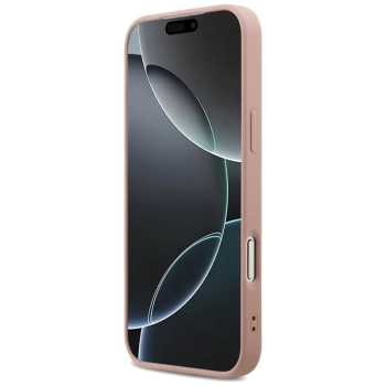Guess Fixed Glitter Big 4G - Etui do iPhone 17 Pro Max (różowy)