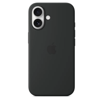 Apple Silicone Case - Silikonowe etui z MagSafe do iPhone 16 (czarny)