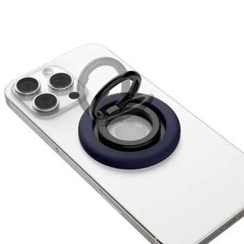 Spigen Nano Pop MagSafe Phone Ring - Magnetyczny uchwyt na palec z funkcją podstawki (Bluberry Navy)