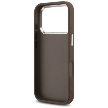 Guess 4G Big 4G Classic Logo - Etui iPhone 17 Pro (brązowy / srebrny)