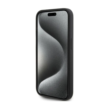 Karl Lagerfeld Silicone Karl Script - Etui iPhone 15 Pro Max (czarny)