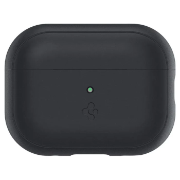 Spigen Silicone Fit Strap -  Etui do Apple AirPods Pro 1 / 2 (Czarny / Zielony)