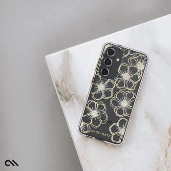 Case-Mate Floral Gems - Etui Samsung Galaxy S24 (Gold)