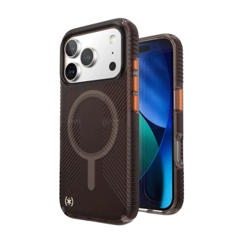 Speck Presidio Lux Grip MagSafe - Etui iPhone 17 Pro (Luxury Shade Matte / Orange)
