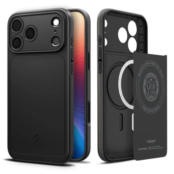 Spigen Thin Fit Mag MagSafe - Etui do iPhone 17 Pro (Black)
