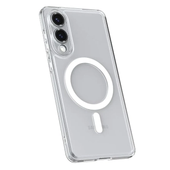 Spigen Ultra Hybrid Mag MagSafe - Etui do Samsung Galaxy S25 Edge (Clear / White)