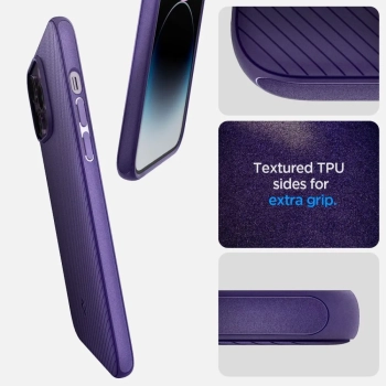 Spigen Mag Armor - Etui do iPhone 14 Pro (fioletowy)