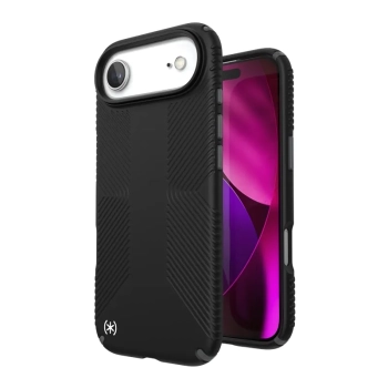Speck Presidio2 Grip MagSafe - Etui iPhone Air (Black / Slate Grey / White)
