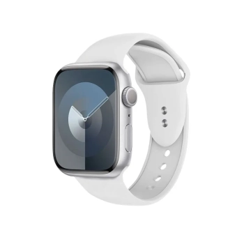 Crong Liquid - Pasek do Apple Watch 42/44/45/49 mm (biały)