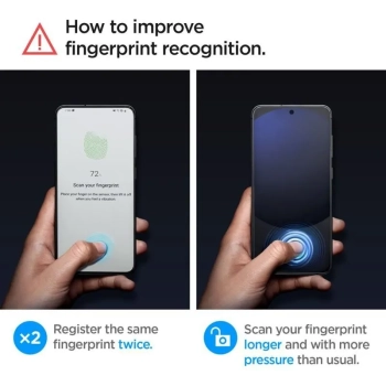 Spigen GLAS.TR EZ FIT 2-Pack - Szkło hartowane do Samsung Galaxy A56 5G / S24 FE (2 sztuki)
