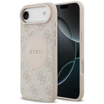 Guess 4G Circle Classic Logo MagSafe - Etui iPhone Air (różowy)