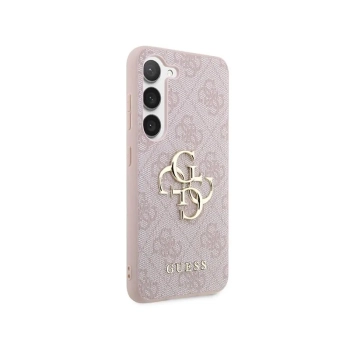 Guess 4G Big Metal Logo - Etui Samsung Galaxy S23 (różowy)