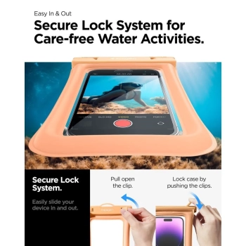 Spigen A610 Universal Waterproof Float Case - Etui do smartfonów do 6.9