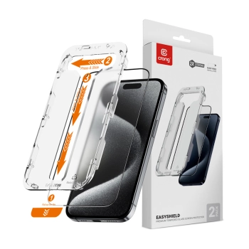 Crong EasyShield 2-Pack - Szkło hartowane iPhone 14 Pro (2 sztuki)