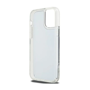 DKNY Liquid Glitter Big Logo - Etui iPhone 12 / iPhone 12 Pro (czarny)