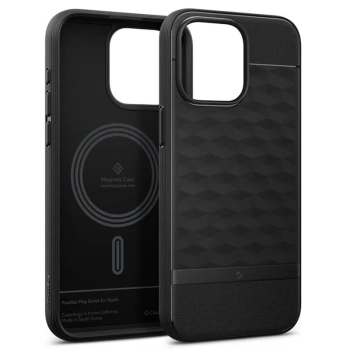 Spigen Caseology Parallax Mag MagSafe - Etui do iPhone 15 Pro (Matte Black)