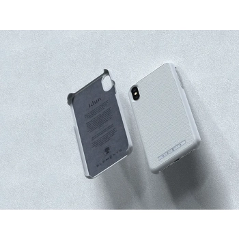 Nordic Elements Original Idun - Materiałowe etui iPhone Xs Max (Light Grey)
