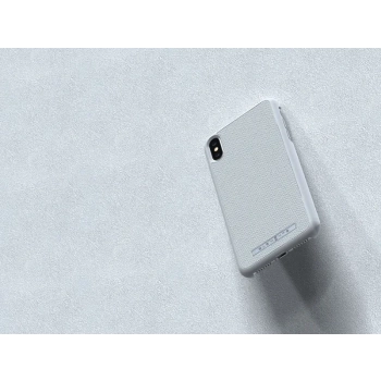 Nordic Elements Original Idun - Materiałowe etui iPhone Xs Max (Light Grey)