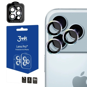 3mk Lens Protection Pro - Szkło na obiektyw aparatu iPhone 17 Pro / iPhone 17 Pro Max (Rainbow)